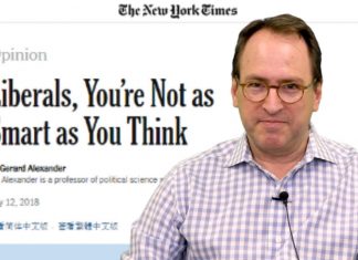 Prof Talk: “Liberals, You’re Not as Smart as You Think”