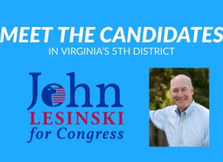 Meet the Candidates running in the Democratic Primary for Virginia’s 5th district: John Lesinski
