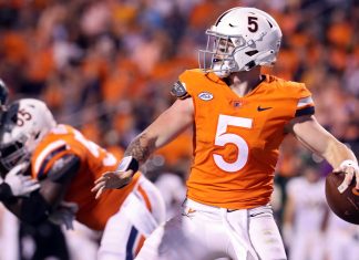 Cavaliers’ Brennan Armstrong Named Co-ACC QB of the Week