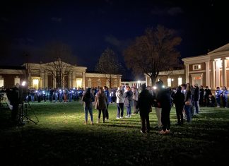 U.Va. Cavalier Marching Band Plays in Honor of Those Lost
